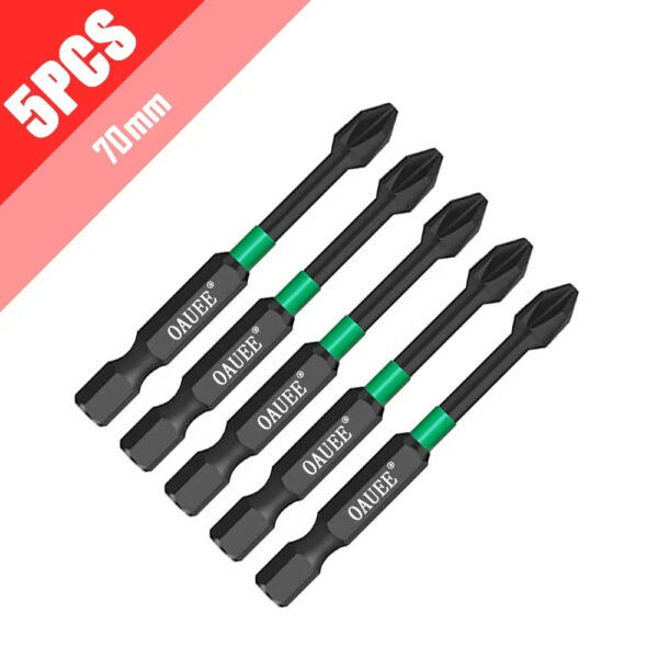 PH2 Magnetic Batch Head Impact Screwdriver Set - 1/2/3/6pcs, Waterproof, Anti-Slip, High Hardness (25/50/65/70/90mm) - Image 18