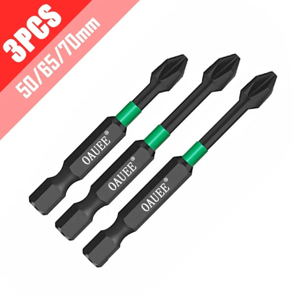 PH2 Magnetic Batch Head Impact Screwdriver Set - 1/2/3/6pcs, Waterproof, Anti-Slip, High Hardness (25/50/65/70/90mm) - Image 22