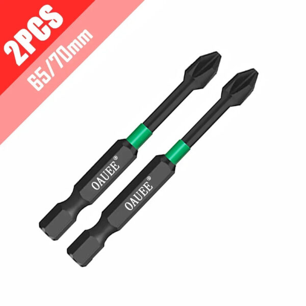 PH2 Magnetic Batch Head Impact Screwdriver Set - 1/2/3/6pcs, Waterproof, Anti-Slip, High Hardness (25/50/65/70/90mm) - Image 25