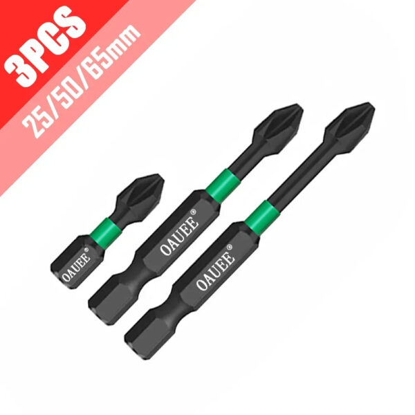 PH2 Magnetic Batch Head Impact Screwdriver Set - 1/2/3/6pcs, Waterproof, Anti-Slip, High Hardness (25/50/65/70/90mm) - Image 31