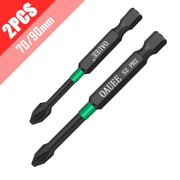 PH2 Magnetic Batch Head Impact Screwdriver Set - 1/2/3/6pcs, Waterproof, Anti-Slip, High Hardness (25/50/65/70/90mm) - Image 34