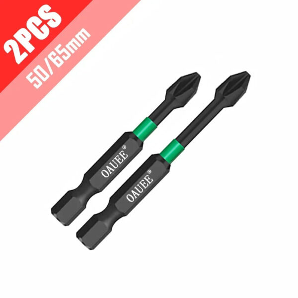 PH2 Magnetic Batch Head Impact Screwdriver Set - 1/2/3/6pcs, Waterproof, Anti-Slip, High Hardness (25/50/65/70/90mm) - Image 7