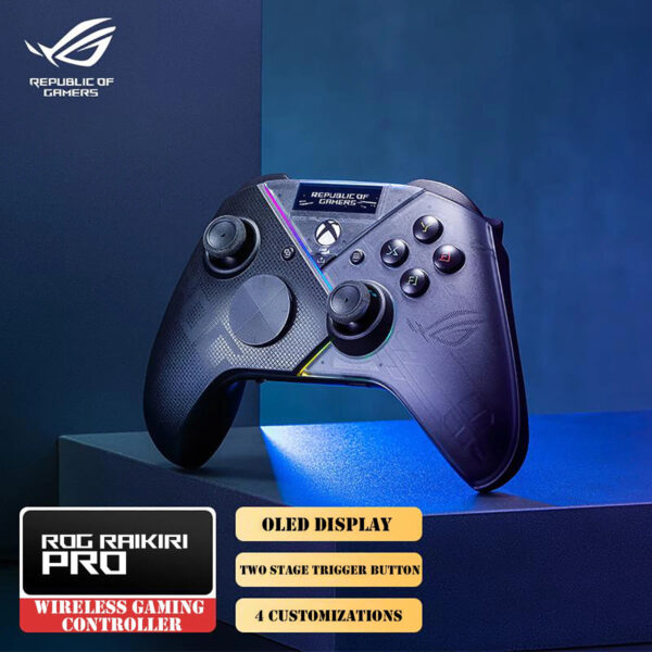 Asus Rog 2.4G Wireless Raikiri Pro Pc Gamepad Oled Game Controllers Versatile Connectivity Suitable For Xbox Series X Pc gamer - Image 3
