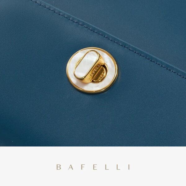 BAFELLI NEW 2023 WOMEN'S HANDBAG WINTER WOOL FASHION BENTO EVENING LEATHER ORIGINAL STYLE LUXURY BRAND PURSE SHOULDER CASUAL - Image 6