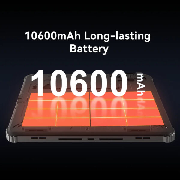 Cubot TAB KINGKONG, Rugged Tablet Android 13, IP68 Waterproof, 16GB RAM(8GB+8GB Extended), 256GB ROM, 10600mAh,10.1 FHD+ Screen - Image 7