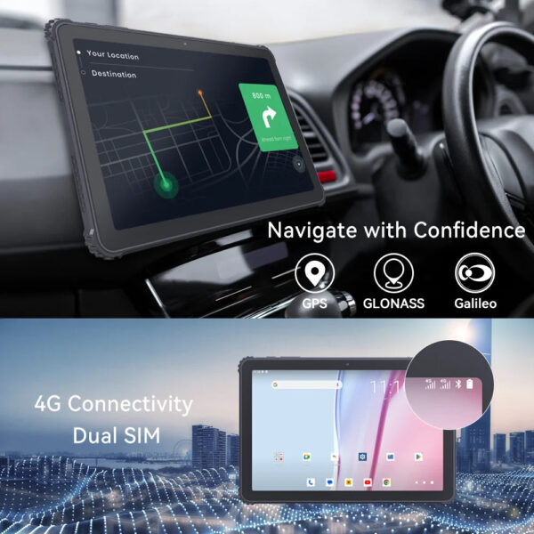 Cubot TAB KINGKONG, Rugged Tablet Android 13, IP68 Waterproof, 16GB RAM(8GB+8GB Extended), 256GB ROM, 10600mAh,10.1 FHD+ Screen - Image 8
