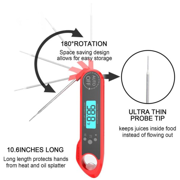 Digital Kitchen Thermometer Food Tools Electronic Cooking Probe BBQ - Image 7