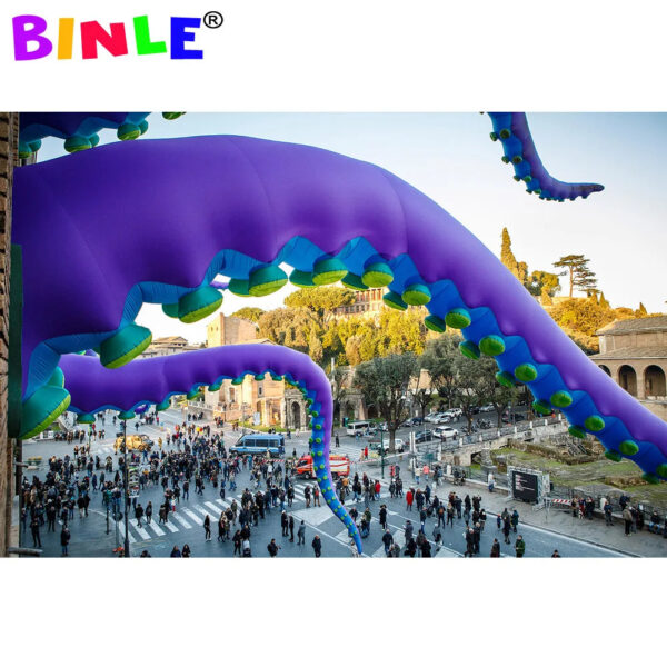 Elegant super giant inflatable octopus tentacles with affordable price inflatable octopus arm for Halloween decoration - Image 2
