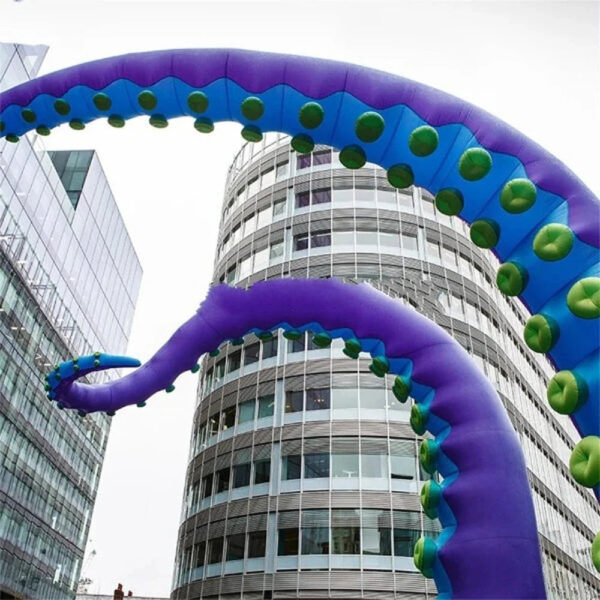 Elegant super giant inflatable octopus tentacles with affordable price inflatable octopus arm for Halloween decoration - Image 3