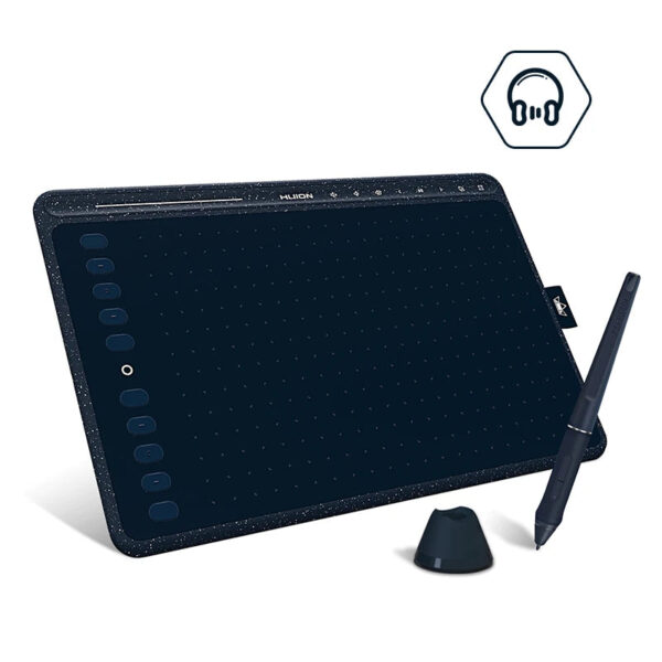 HUION HS611 Graphic Digital Drawing Tablet 266PPS Graphics Pen Tablet Multimedia Keys Three Colors For PC Android - Image 3
