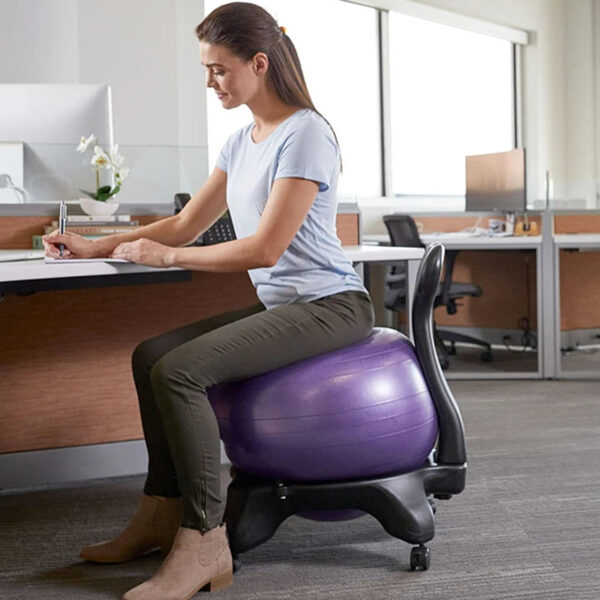 Living Room Balance Yoga Ball Chair - Fitness Lounge & Modern Armchairs