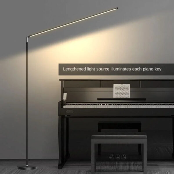 Minimalism LED Floor Lamp Super Bright Reading Lamp Living Room Bedroom Bedside Vertical Lamp Floor Piano Lighting Fixture - Image 17