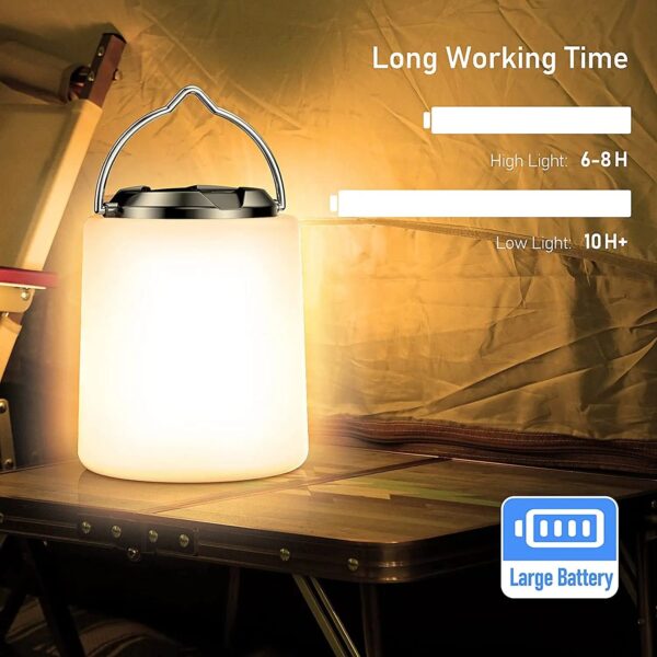 Rechargeable Camping Flashlight - 3000K Warm White, Waterproof Emergency Light for Camping & Hiking - Image 7
