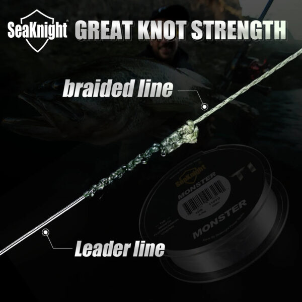 SeaKnight TriPoseidon Series 4 Strands 300M PE Braided Fishing Line (8-60LB) - Smooth Carp Multifilament - Image 12