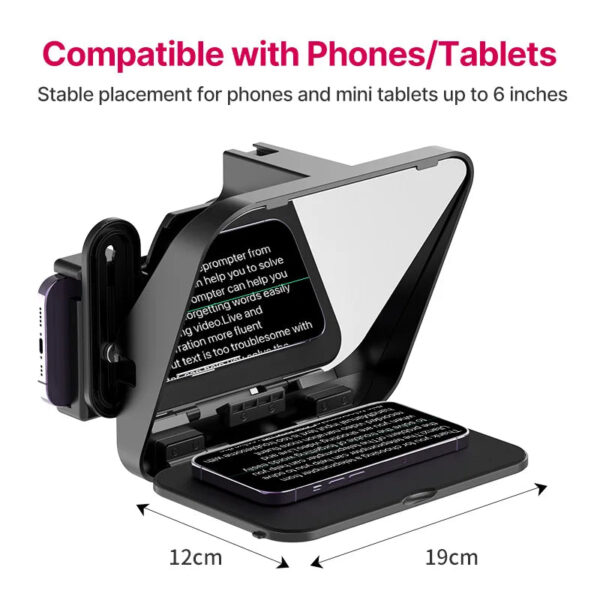 Ulanzi RT02 Universal Teleprompter Prompter DSLR Camera Smartphone - Image 2