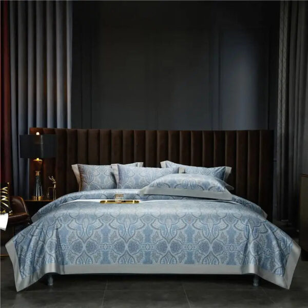 Vintage Brown Chocolate Boho Duvet Cover Set Queen King 4Pcs Luxury 1000TC Egyptian Cotton Soft Bedding Bed Sheet Pillowcases - Image 4