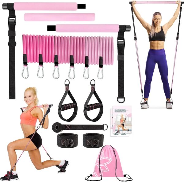 Upgrade Resistance Bands & Training Bar Set for Home Gym - Image 7